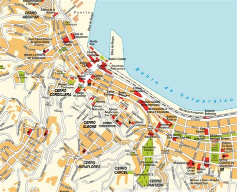 city of valparaiso map.